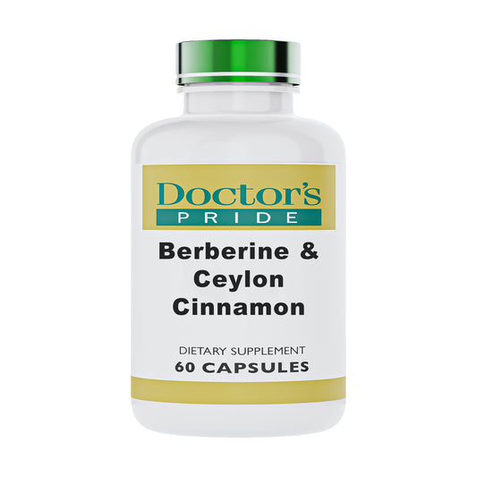 Berberine with Ceylon Cinnamon: 2200 mg Per Capsule - 60 Capsules