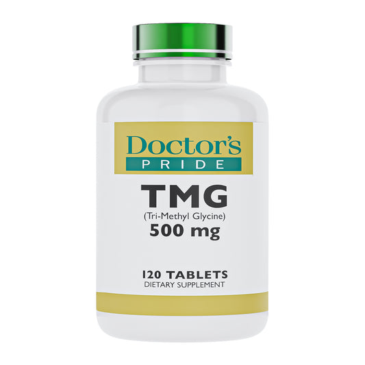 TMG TRIMETHYLGLYCINE 500 MG TABLETS - 120 Tablets