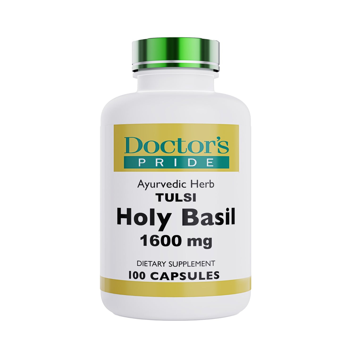 Holy Basil 1600 MG (High Potency) - 100 Capsules