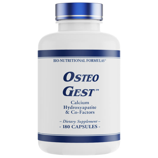 Osteo Gest Bone Formula (180 Capsules) - Calcium, MCHA Hydroxyapetite, Magnesium, Boron Citrates & More